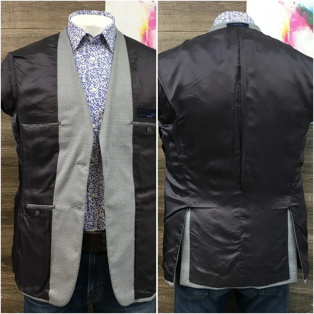 JOSEPH ABBOUD Mens Blazer Sport Coat Casual Jacket Size 40R Essential Wool Suit‎